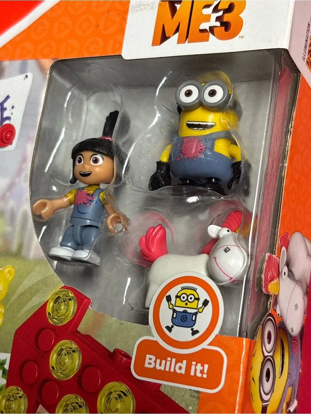 Lot of 4 - New/Sealed MEGA Construx Despicable Me Minions/Agnes